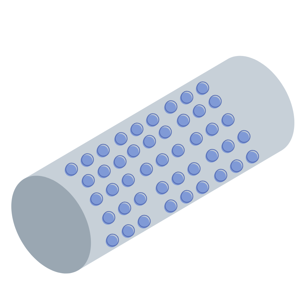 パイプ　穴　ストレーナー