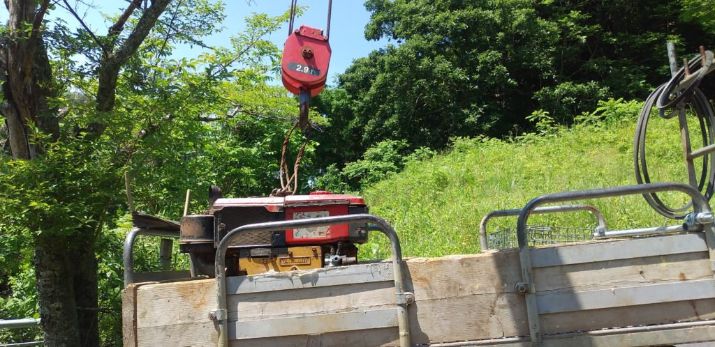 ユニック　吊り